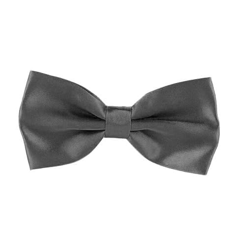 Image of Mens Classic Solid colour Bowtie 6pcs /12pcs Combo Pre-tied Satin polyester Formal tuxedo Bow tie Set For Boy Women and Men & Adjustable Length