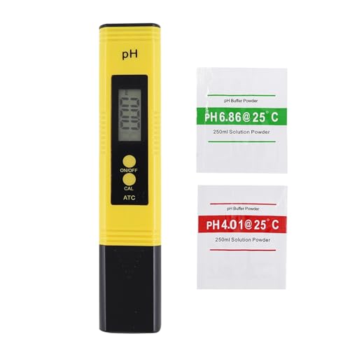 PHメーター 0.01 水質テスター用 0-14 測定範囲 3 in 1 PHテスター 水PHメーター TDS EC 温度メーター(PH Meter)