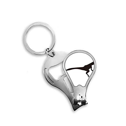 Clipper animal lézard noir DIYthinker pour votre trousse de voyage