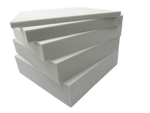Cloe' Louis Upholstery Foam Cushion Seat Pads, Sofa dinning replacement cut to size pad and thickness (12 x 12 x 1)