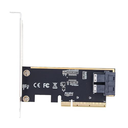 Carte PCIE to U.2 SFF 8643 carte d'extension double port 64 Gbit pour serveur informatique