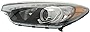 Evan Fischer Headlight Assembly Compatible with 2015-2016 Kia Forte Forte5 Forte Koup Halogen with LED Position Light From 10-17-2014 Driver Side