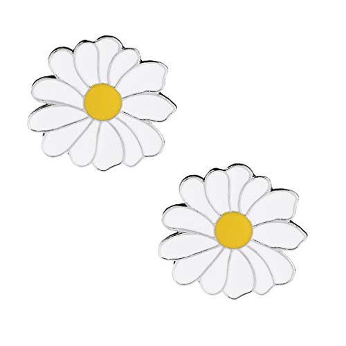 Cute Daisy Flower Enamel Brooch Badges Brooches Lapel Pins Sweet Adorable Quality and Practical
