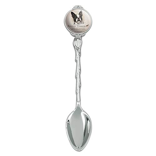Boston Terrier Dog Breed Novelty Collectible Demitasse Tea Coffee Spoon