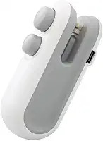 Mini Seladora Portátil a Vácuo com Imã, USB, Abre e Lacra Embalagens