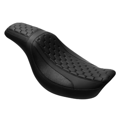 Coussin moto 2 places finition noire supérieure Dyna FXDWG - 2