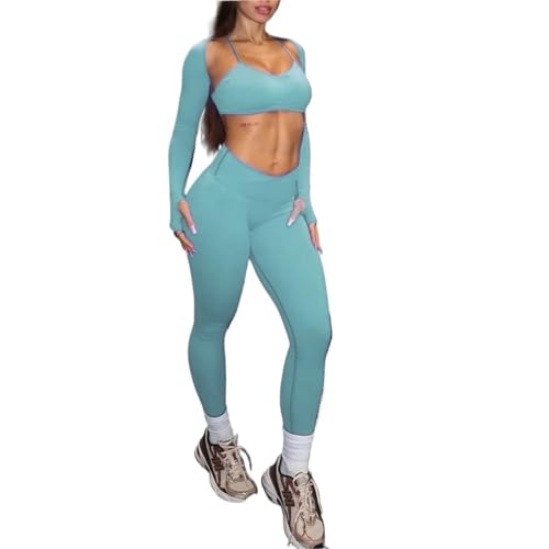 Ensemble de vêtements de yoga sans couture VDfvision avec leggings de gymnastique pour femmes