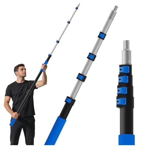 Telescopic Extension Pole with Flip-Lock