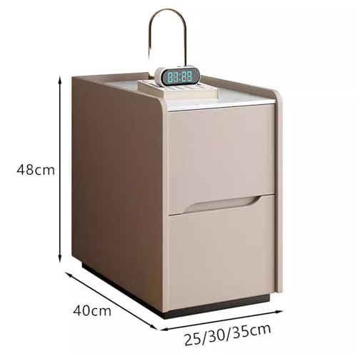 Meuble de nuit étroite et table d'appoint moderne tout en un