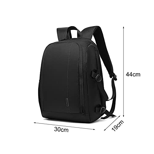 Bolsa de câmera à prova d'água para SLR, mochila de câmera com compartimento para laptop, mochila d