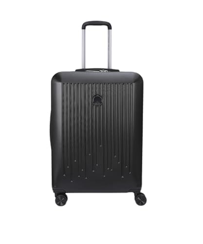 delsey paris Polycarbonate Delsey Christine 76 4Dw Check-In Hardshell Inline Trolley Bag Black, H-75 Centimeters, Medium-picture-19