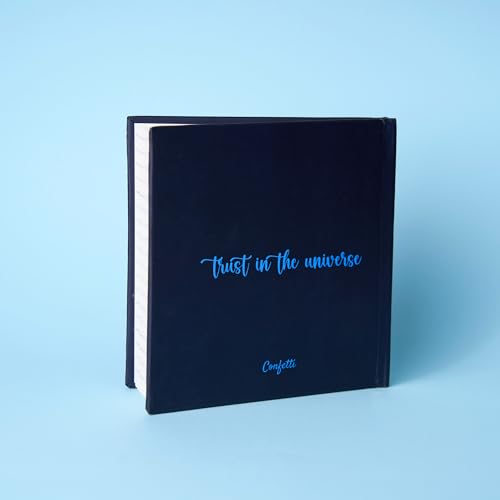 Image of The Confetti Square Notebook | 6 inch x 6 inch (15 x 15 cm) | Compact Diary with 80 GSM | Acid-Free Paper | Premium Quality Journal for Daily Planning, Task Management, Note-Taking & Creative Journaling, Durable & Stylish Design (Talking To The Moon)