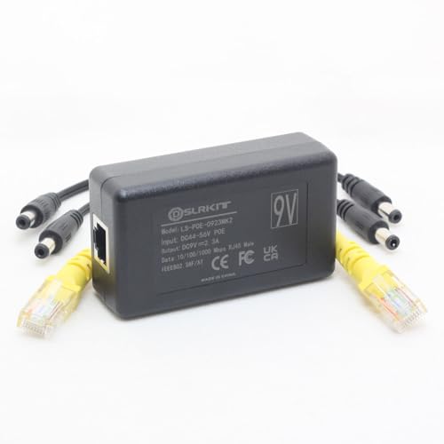 Répartiteur PoE actif Gigabit 9 V 2,3 A Ethernet 802.3at pour switch