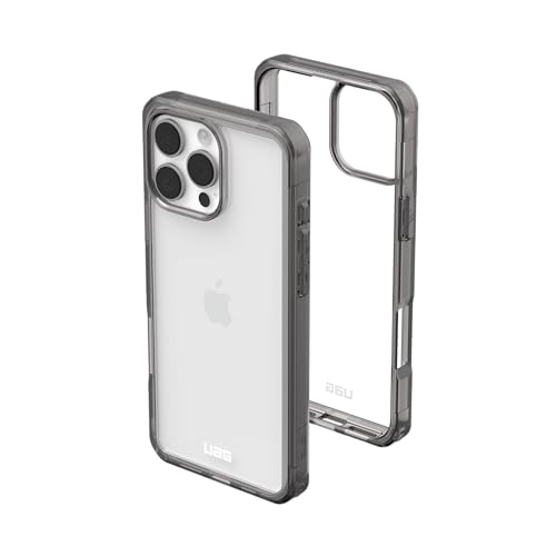 Image of Urban Armor Gear UAG Plyo Rugged Lightweight Slim Shockproof Clear Protective Cover Compatible with iPhone 16 Pro Max (6.9-Inch) (2024) - Ash