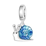 PANPOKI Ciondolo a forma di stella marina in argento Sterling 925, collezione di ciondoli (delfino, tartaruga, pesce, stella marina) per bracciali e collane da donna, Universal Kompatibilität Charms