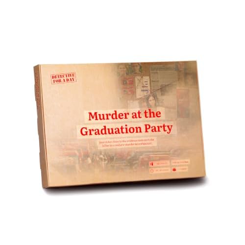 Murder at the Graduation Party – Interactive Crime Investigation Party Game, Solve A Realistic Murder Mystery Case At Home, Co-Op