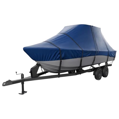 Seal Skin Covers T-Top Boat Cover, Waterproof & Heavy-Duty Cover for Center Console Boats, Fits 20'-22'L x 102" W (Beam), UV & Fade Resistant, Secure Fit with Straps for All-Weather Protection