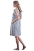 Baby Be Mine Maternity Nursing Nightgown - Sleeveless, Lisa, Large
