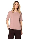 Manches courtes Street One 3228108 T-Shirt avec col Bateau, Rose pâle, 42 Femmes