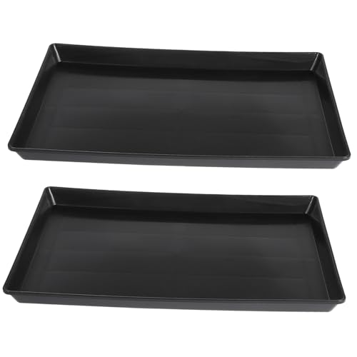 PERSELOSO 2pcs Parrot Toilet Pan and Pet Potty Tray Bottom Tray for Birdcage Dog Crate and Bunny Cage Easy to and Design