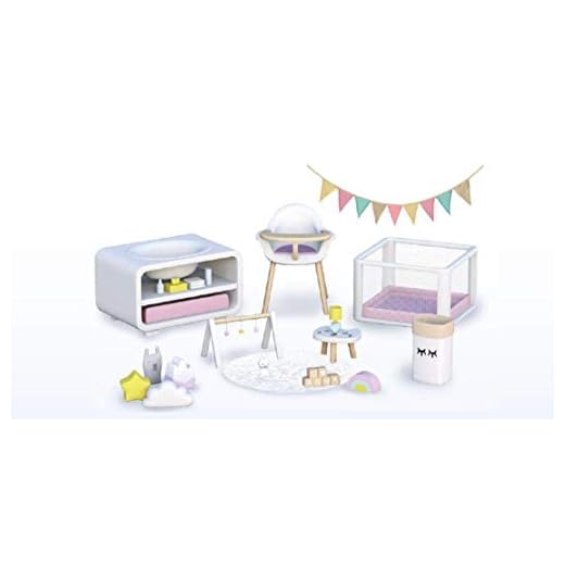 mymy CiTY - Set Muebles, habitación bebés para niños y niñas de 3 a 8 años (Famosa 700015355)