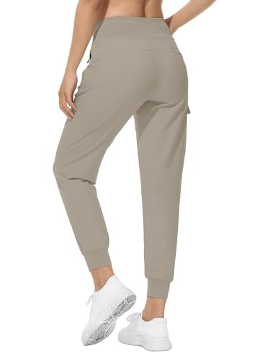 RlaGed Women’s Cargo Hiking Pants Lightweight Joggers Quick Dry Water Resistant Outdoor Fishing UPF 50 Zipper Pockets2
