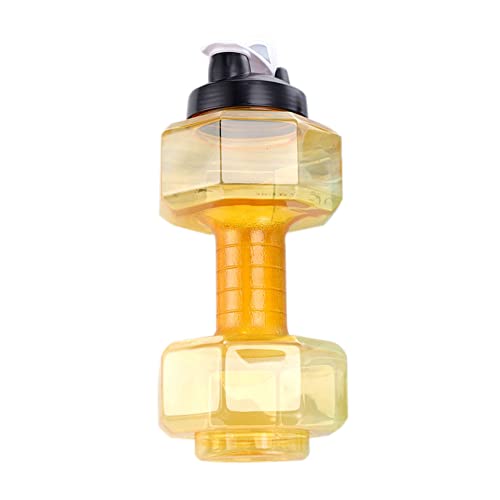 Botella de agua reutilizable tipo mancuerna para entrenamientos en el gimnasio 2