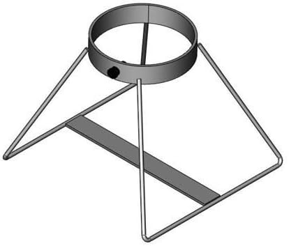 FWF Oxygen Wire Stand Holds 1 (D OR E Style) Cylinder Diameter 4.3" Made in USA