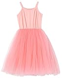 Niyage Baby Girls Spaghetti Strap Dress Princess Toddler Sleeveless Soft Tulle Tutu Sundress Pink 11