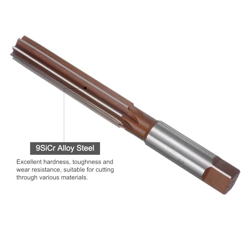 uxcell Hand Reamer 24mm H7 Metric Reamer Drill Bit for Metal Wood Hole Reaming, Straight Flutes 9SiCr Alloy Steel Cutting Tool by uxcell - Image 4