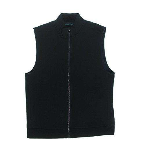 Perry Ellis Mens Textured Sweater Vest, Blue, Small