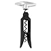 True 0436 Twister: Easy Corkscrew Turn Key, Bar Accessory, Wine Bottle Opener, Set of 1, Black
