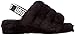 UGG Women's Fluff Yeah Slide Slipper, Black, 9