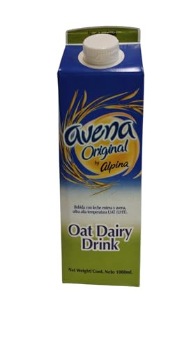 BEBIDA DE AVENA - ALPINA - AVENA ORIGINAL - BEBIDA CON LECHE ENTERA Y AVENA - 1000 ML