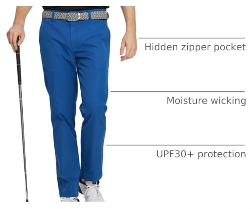 Image of M MAELREG Golf Pants Men Quick Dry - 30 inch /32 inch /34 inch Stretch Lightweight 5 Pockets Water-Resistant Casual Mens Dress Pants