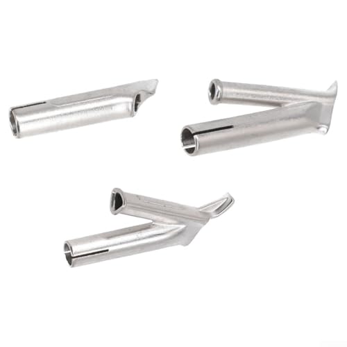 Lot de 3 buses de soudage rapides pour vinyle PVC plastique, pointe de soudure à air chaud de 5 mm, compatible avec polypropylène, polyéthylène, Y-Sh