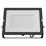 Bright Source LED Floodlight, IP65, 100W, 11500lm, 120° Beam Angle, 6500K Daylight White, Black, with Adjustable Tilt Mounting Bracket & 1m Lead Wire - Image 2