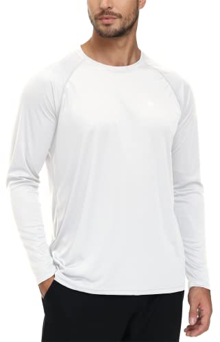 YuKaiChen Rashguard Herren Schwimmen Langarmshirt Schwimm Tshirt Schnelltrocknend Atmungsaktiv Surfen Angeln Wandern Top