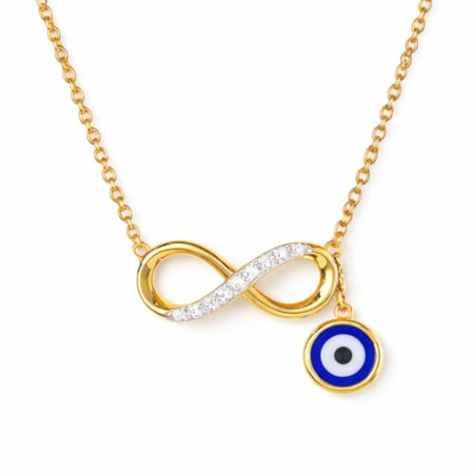 Women's Evil Eye Infinity Mangalsutra Necklace