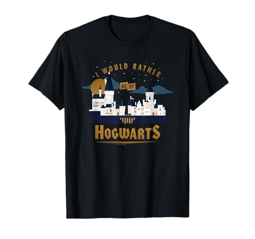 Harry Potter I'd Rather Be At Hogwarts T-Shirt