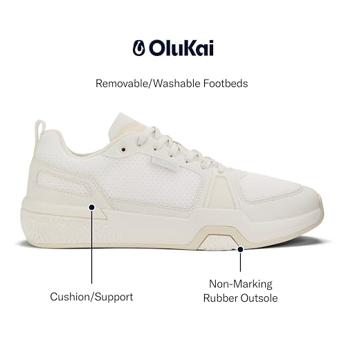 Image of OLUKAI 'Anau Men's Court Sneakers, Shoes for Tennis & Pickleball, Everyday Wear, All Day-Comfort & Support