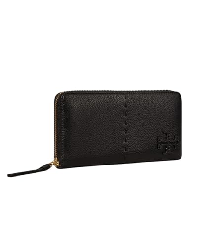 Tory Burch McGraw Zip Continental Wallet (Black)