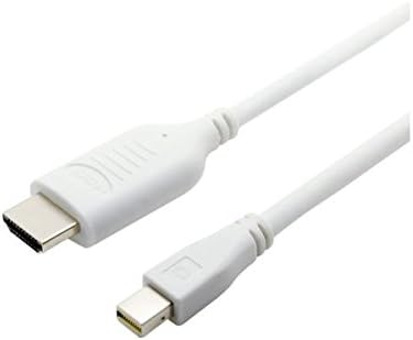 ミヨシ (まとめ) HDMI-ミニディスプレイポート変換ケーブル 1m ホワイト HDC-MD10 WH ×2セット