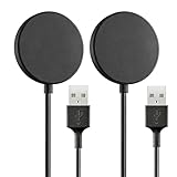 2Pack Charger for Samsung Galaxy Watch 8/8 Classic/7/6/6 Classic/5/5 Pro/4/4 Classic/3/Active 2/Active 1/Ultra/Fe USB Magnetic Wireless Replacement Charging Cable for Samsung Galaxy Smart Watch 3.3FT