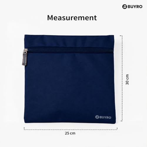 Image of Thermal Insulated Lunch Bag (2L, 4 Kg Capacity) for Kids, Men & Women | Aluminium Foil Inner Lining, Leakproof Tiffin Carry Bag | for Office & School | Lunch Pouch (Dark Blue)