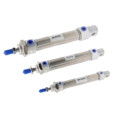 Vérin pneumatique MA16 en acier inoxydable durable pour automatisme - 3