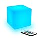 Produktbild ENAL1 Stehlampe Cube Hocker leuchten LED Mood Light RC LED-Nachttischlampe Garten Pool Mood Light mit Fernbedienung Einstellbare RGB Farbwechsel-Stimmungs-Lampen dimmbar 16 RGB-Farben (Verwendung 8-12