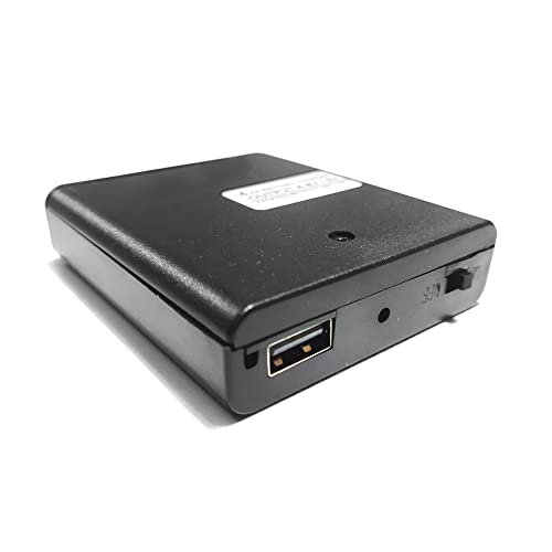DANXQ Built in USB Female Socket 4 AA Battery Charger Case Box Holder Output 4.8 Volt Or 6 Volt with On Off Switch,Without Battery(4AA Battery Case)
