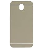  Adel Silicone TPU Back Cover Softcase Housse Coque de Téléphone Compatible avec Samsung Galaxy J7 (2017) - Miroir Argent