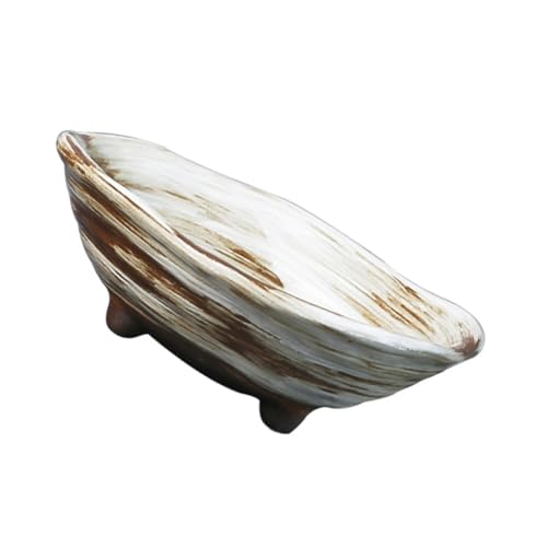 TOYANDONA Pot De Fleurs Céramique pour Succulentes Pot Décoratif pour Plantes Intérieur Et Jardin Coupé à Fleurs pour Cactus Et